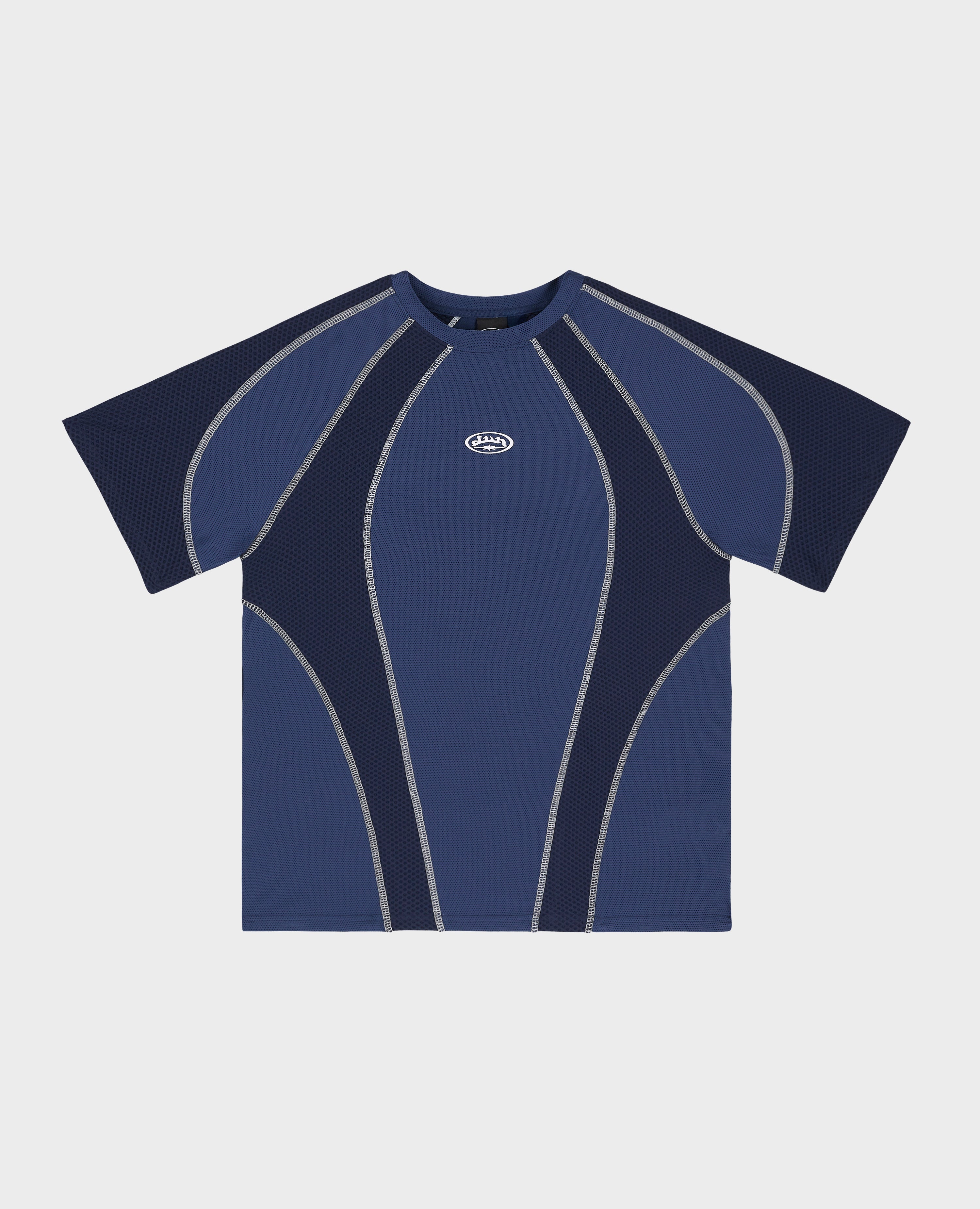 DARKBLUE TECH LINES T-SHIRT