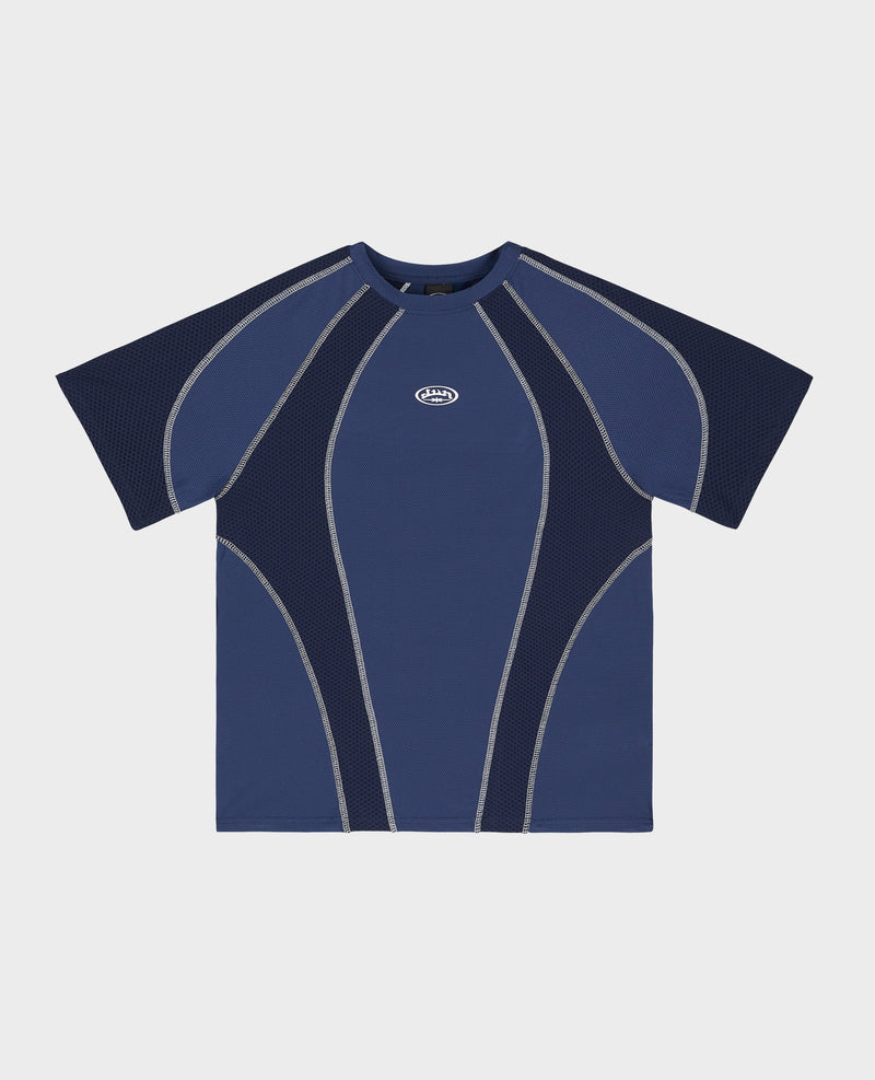 DARKBLUE TECH LINES T-SHIRT