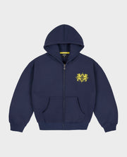 BLUE BLASON ZIP
