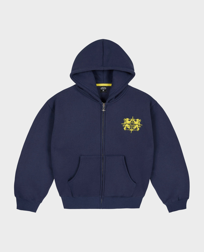 BLUE BLASON ZIP