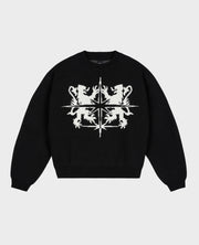 BLACK BLASON KNIT