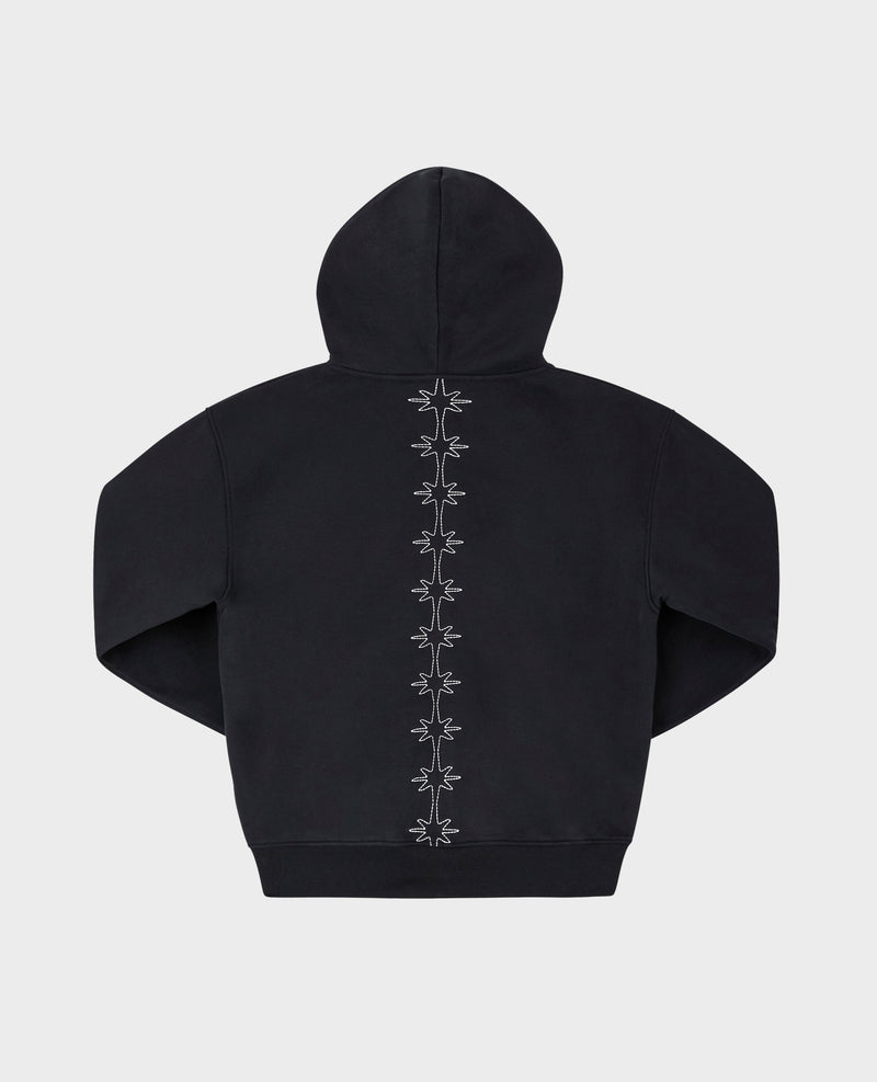 BLACK VERTEBRA ZIP