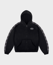 BLACK STRIPE ZIP