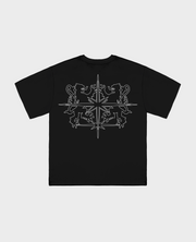 BLACK BLASON T-SHIRT