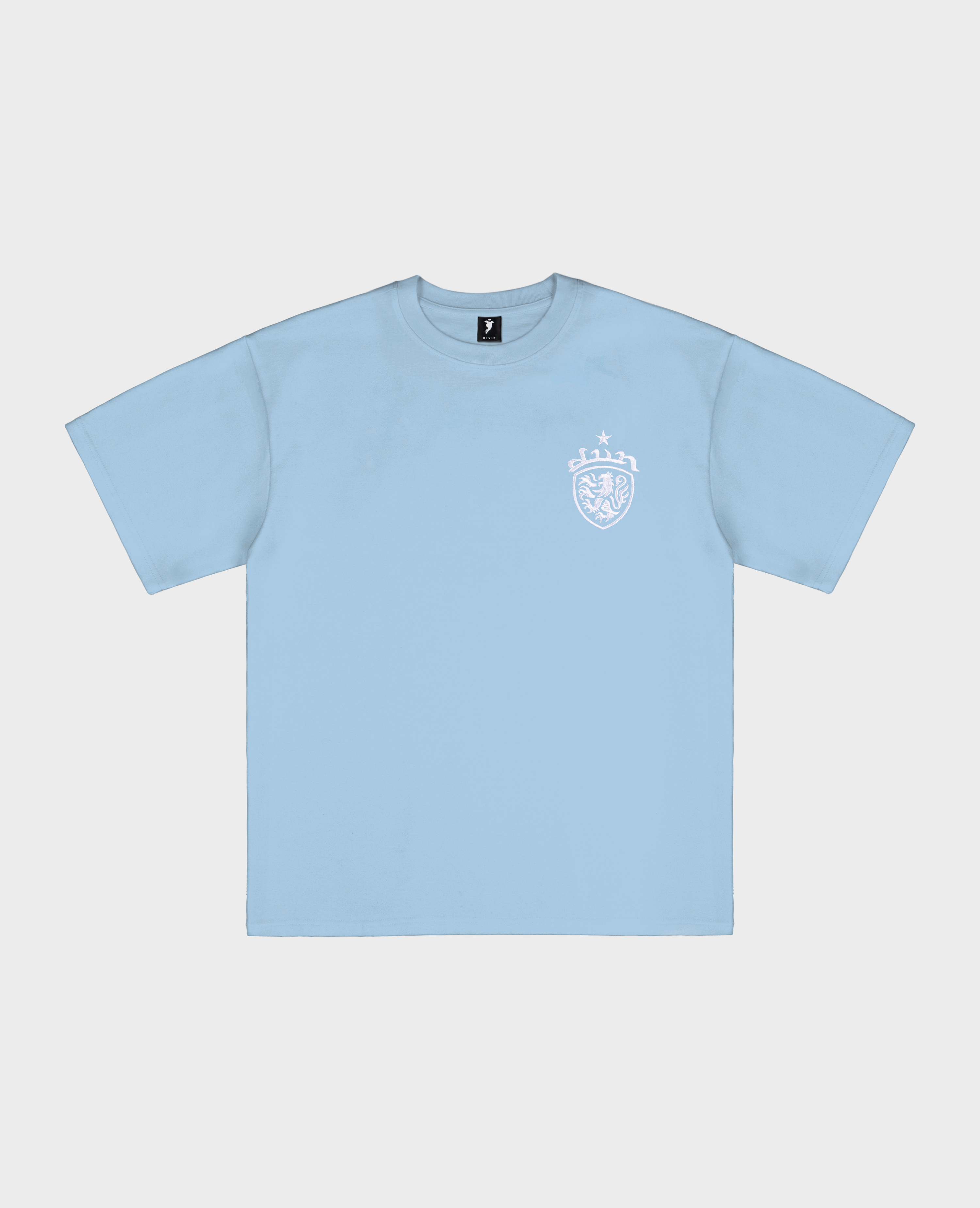 BLUE BLASON T-SHIRT