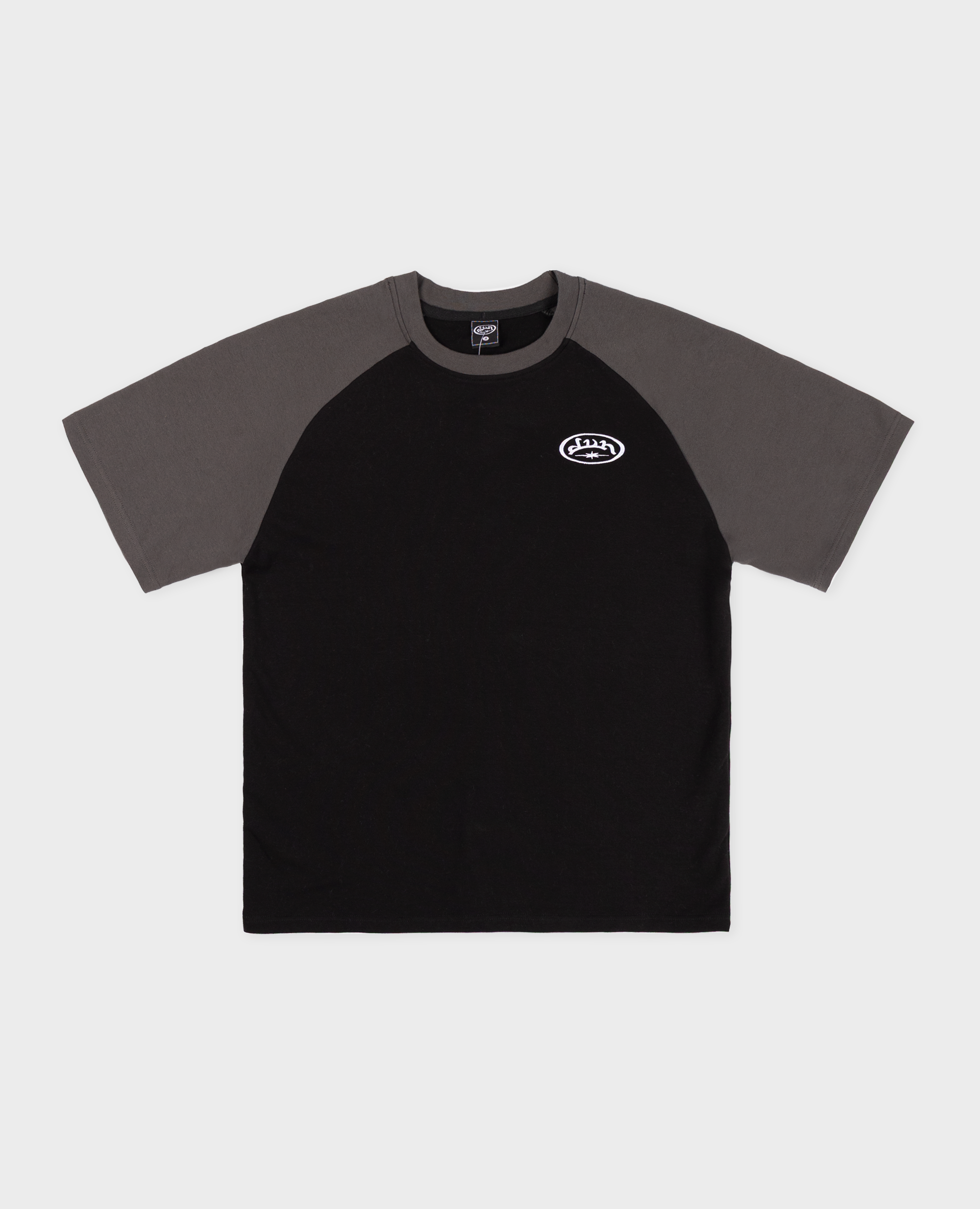 BLACK FUTURA1 RAGLAN T-SHIRT