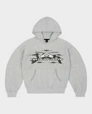 GREY RALLY HOODIE