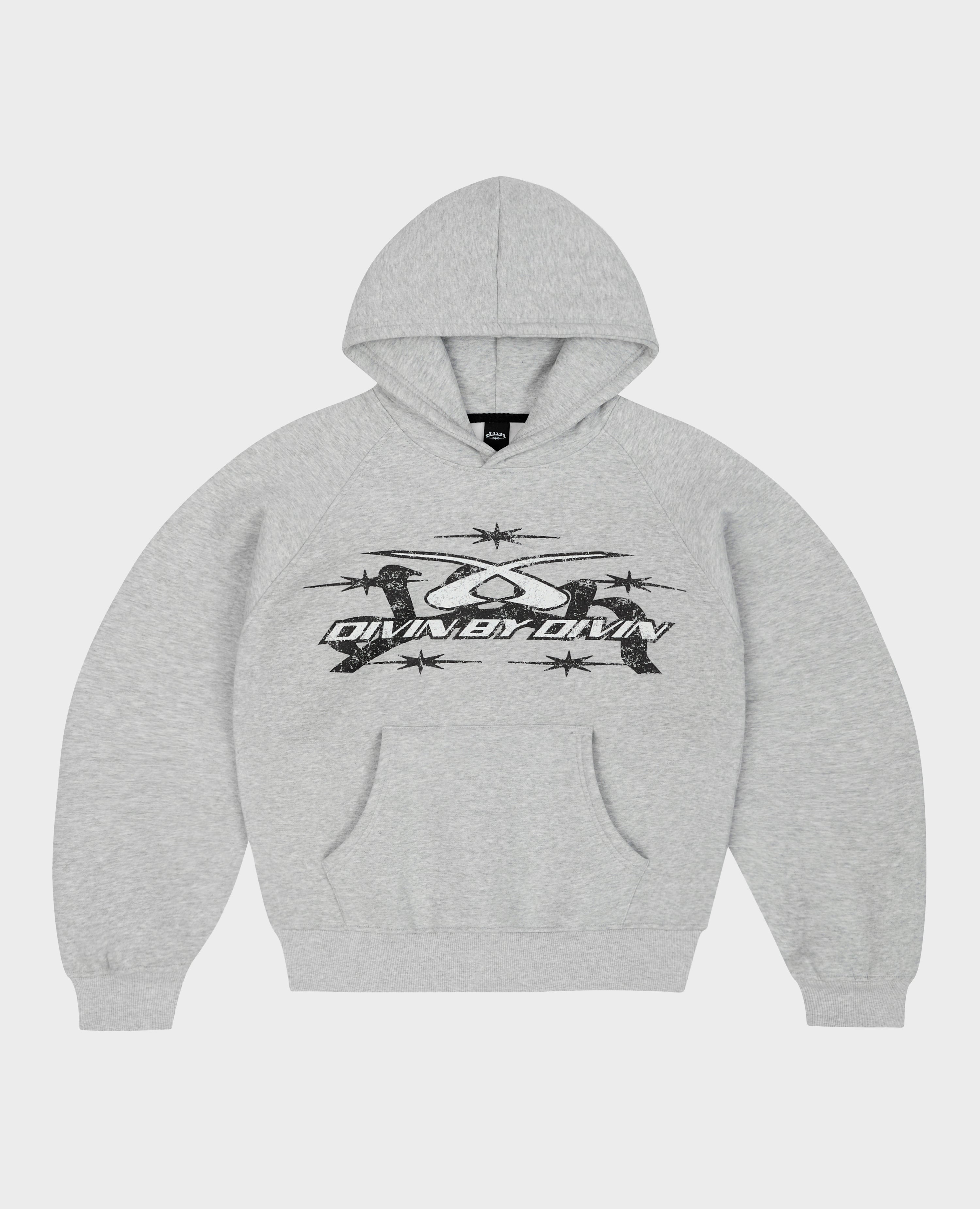 GREY RALLY HOODIE