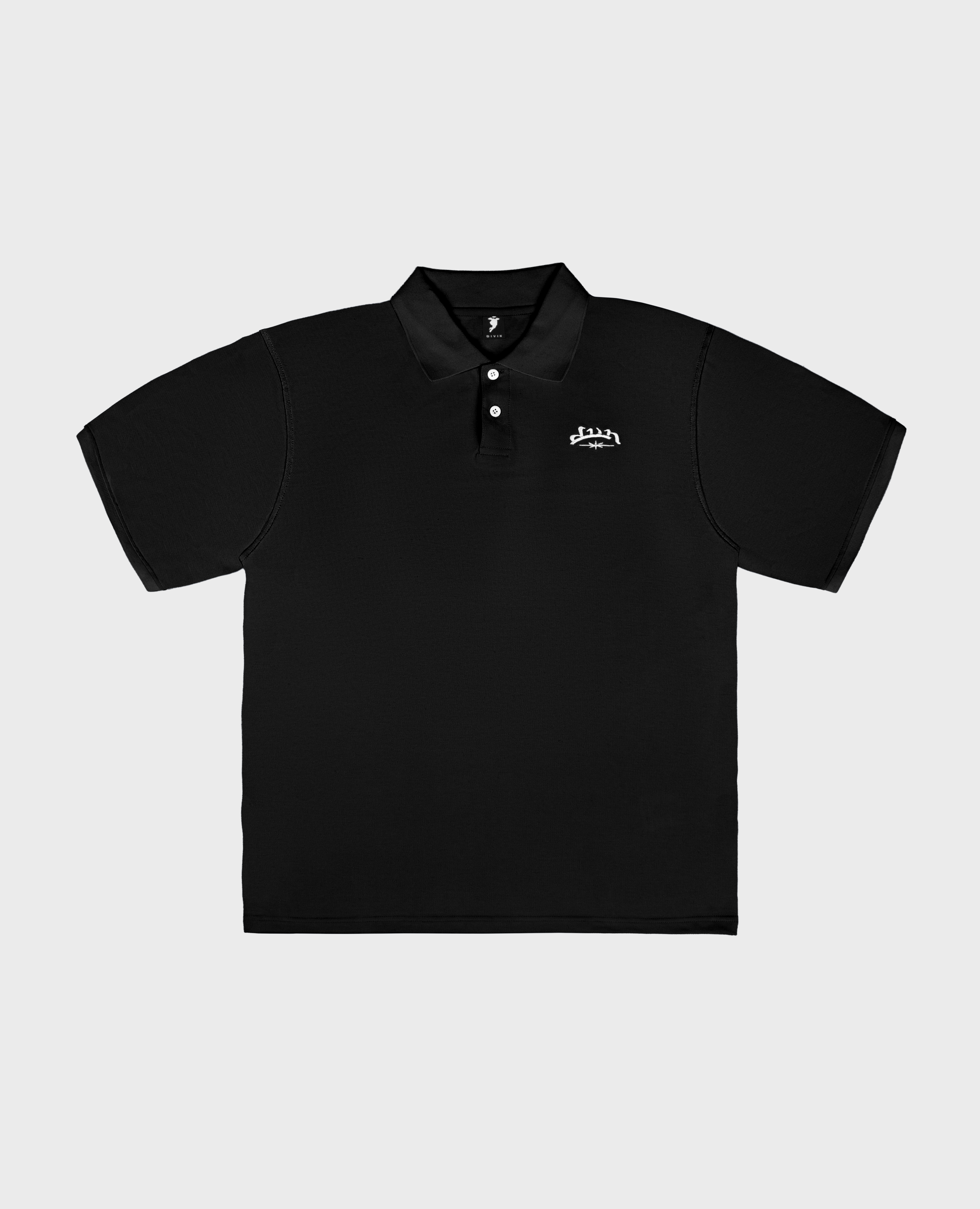 BLACK BASIC POLO
