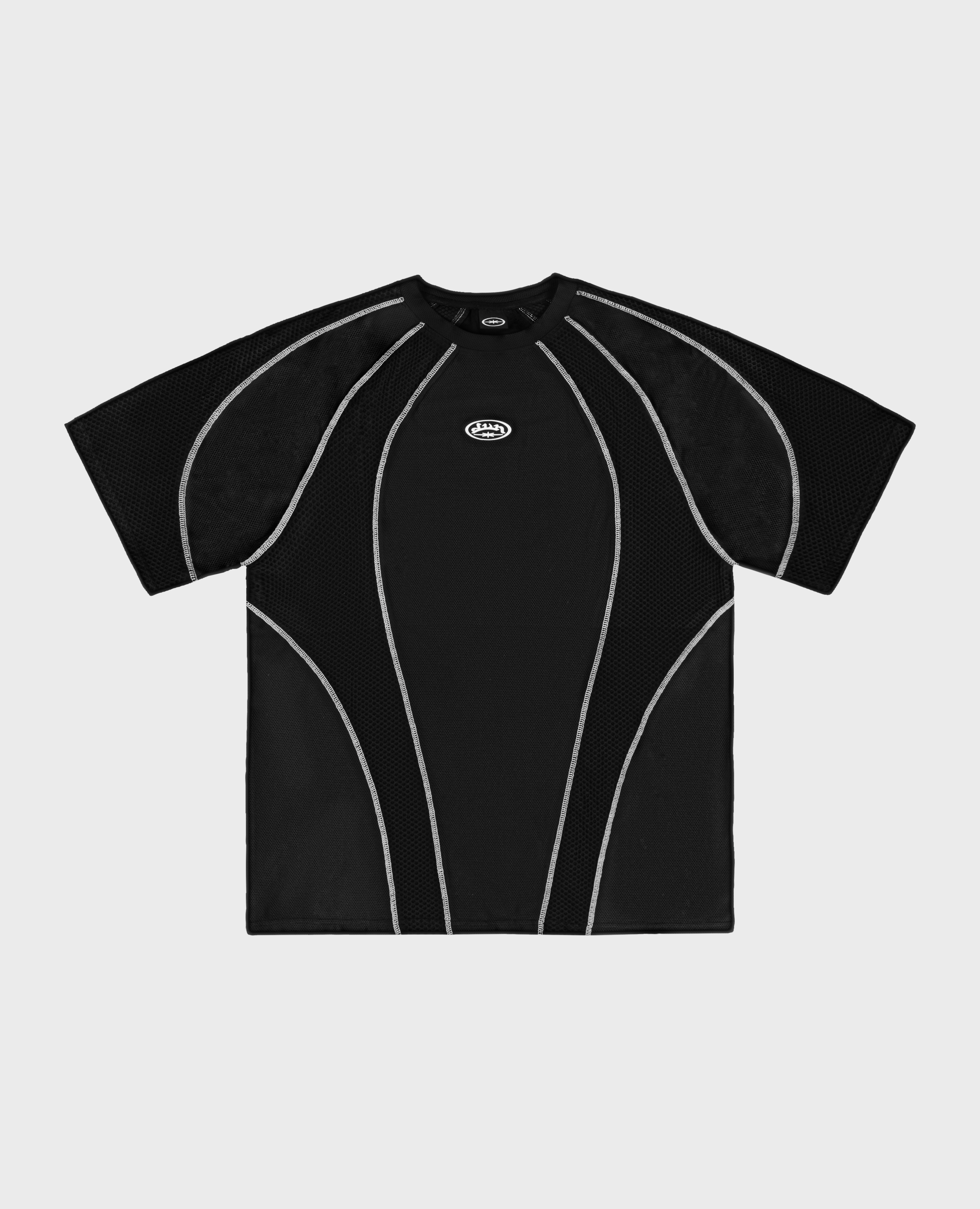 BLACK TECH LINES T-SHIRT