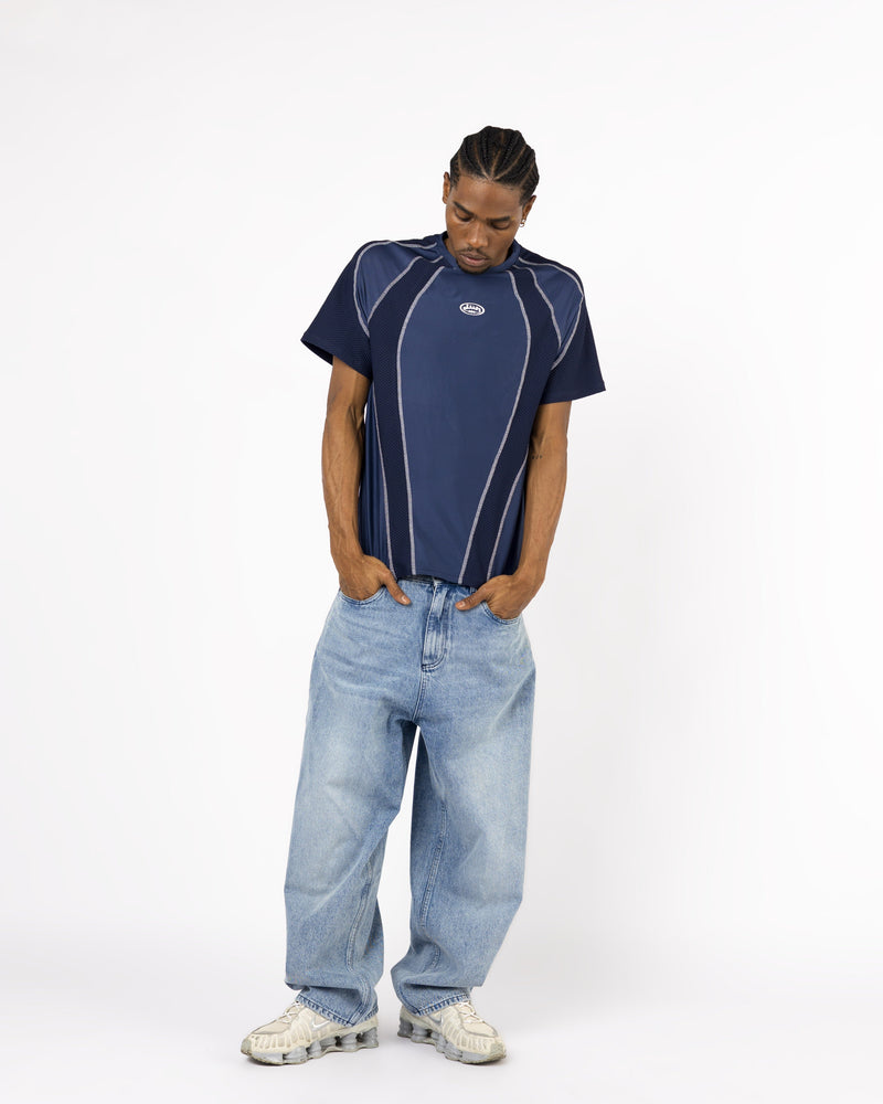 DARKBLUE TECH LINES T-SHIRT