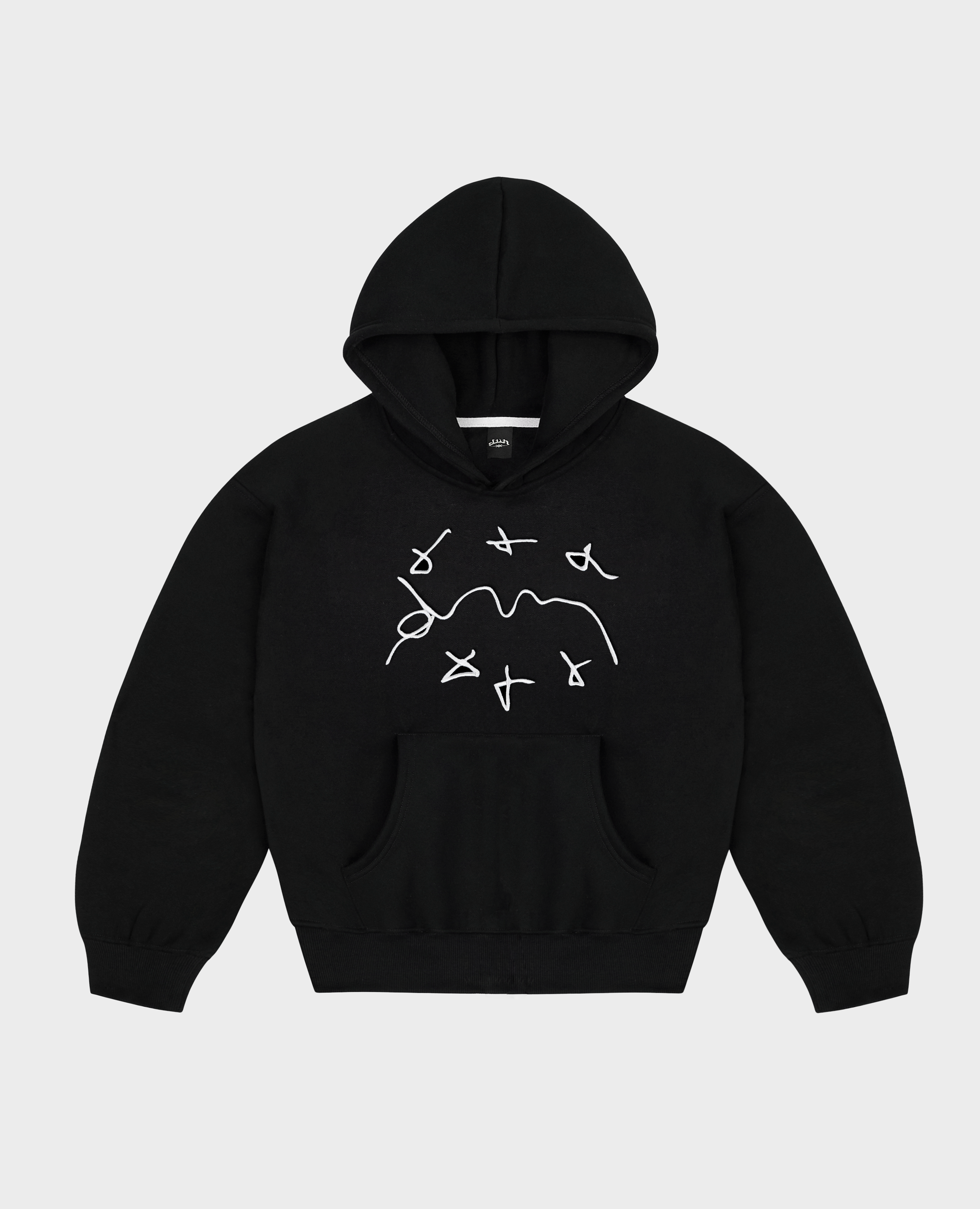 BLACK MARKER HOODIES