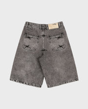 GREY DENIM JORT